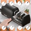 KITOOL Electric Knife Sharpener, Dual-Sided 3-Stage Sharpener with 100% Diamond