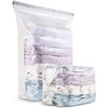Luxear Vacuum Storage Bags for Clothes, 4 Pack (2 Jumbo