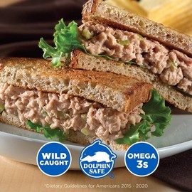 Tuna and Chicken Salad with Crackers Kit Ready to Eat with Spoon Convenient Protein Shelf Stable for Lunchboxes Office Camping Picnic Summer Home Healthy Snacks 3oz Pack of 8 w/Tote & Bonus Porte Pot