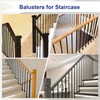 30-Pack Iron Stair Balusters – 44" Square Hollow Metal Spindles
