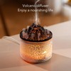 Volcano Diffuser 5V 180ml Relaxing Auto Off Warm Atmosphere Flame