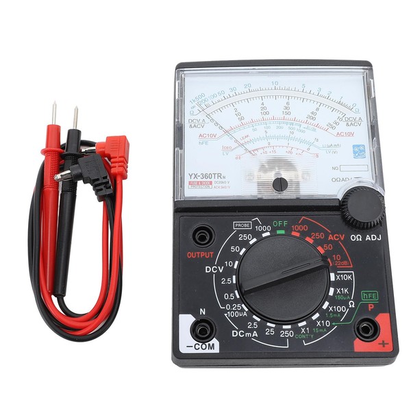 Ausla Multimeter Analogue, YX 360TRn Mini Analog Multimeter, Electric AC/DC