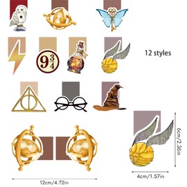 Bookmark Magnetic Magic Theme, 10 Pieces Magnetic Bookmarks Children, Magnetic Bookmarks, Magic Theme, Magnetic Bookmarks, Magnetic Bookmarks, for Classmates and Friends