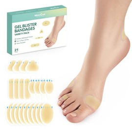 Welnove Blister Bandages - Waterproof Hydrocolloid Cushions