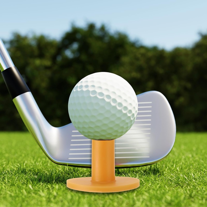 PATIKIL 2.4" Rubber Golf Tees Set of 3 Ball Holder