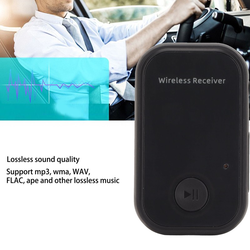 Car Wireless Bluetooth Audio Adapter Multifunctional Portable Hands Free Call