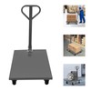 Heavy Duty Platform Truck Flat Cart,Steel Push Cart Dolly with
