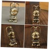 ULTECHNOVO Copper Craft Monkey King Pendant Antique Wukong Hanging Decor