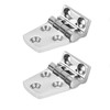 AMYSPORTS Heavy Duty Boat Hinge Hardware Deck Stainless Steel Mirror