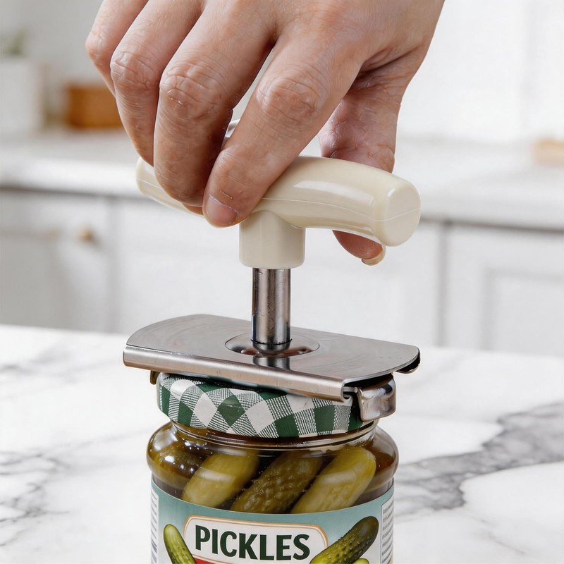 Stainless Steel Jar Opener,Adjustable Jar Opener,Stainless Steel Labor-Saving Can Opener