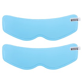 X AUTOHAUX 2pcs 8.86"x2.56" Rain Proof Film for Motorcycle Helmet Universal Anti Rain Shield Film Lens Sticker Durable Nano Coating Sticker Film Helmet Accessory