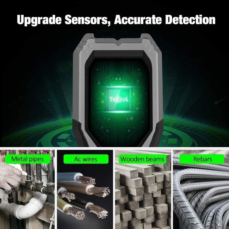 FOLAI Stud Detector, Wall Scanner,5-in-1 Stud Detector for Wood, AC