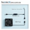 5V USB Digital Temperature Controller Socket, 0-60°C Adjustable Thermostat with