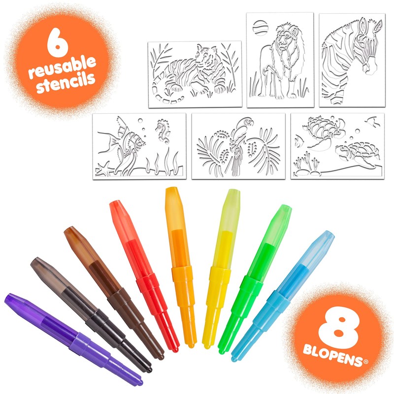 John Adams | BLOPENS® Animals Activity Set: Blow airbrush effects