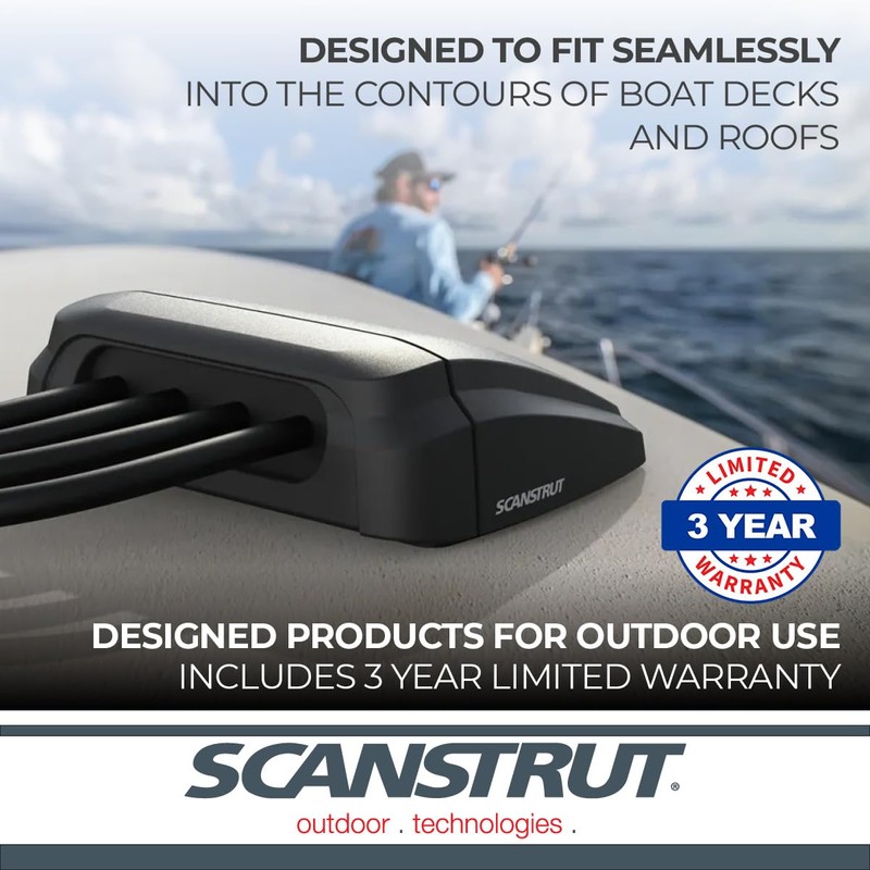 Scanstrut DS-H-Multi-BLK Horizontal Multi Cable Seal – Black