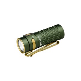 OLIGHT Baton4 Rechargeable EDC Flashlight, LED Pocket Light 1300 Lumens with Magnetic Charging Cable, 6 Modes, IPX8 Waterproof Powerful Bright Flashlight for Home, Camping and Emergencies (OD Green)
