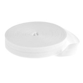 25 m Cotton Bias Binding Plain 20 mm Wide Folded Edging Tape 50 Colours Available Colour: White