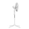 EZ-CHILL 16” Oscillating Pedestal Fan, 3-speed Options, 90-Degree Oscillating Head,