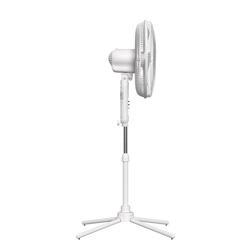 EZ-CHILL 16” Oscillating Pedestal Fan, 3-speed Options, 90-Degree Oscillating Head,