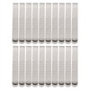 20pcs Stainless Steel Hemming Clips 3 Inch Measurement Ruler Quilting