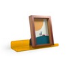 Acrylic non-perforated shelf transparent yellow 900x100mm S901Y 037