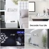 3D LED Wall Clock Brightness Adjustable Innovative 3D Table Wall
