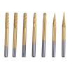 Titanium Coated Tungsten Carbide Bar Bar Set of 7 Shank Diameter