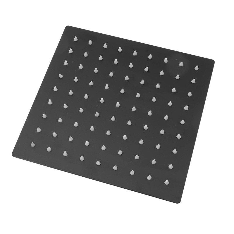 Stainless Steel Rainfall Shower Head Bathroom Square Top Ceiling Mount