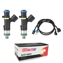 Fuel Injectors Harness set of 2 Compatible with Polaris Ranger 800 2011-2017 Ranger Crew 800 2010-2014 Ranger XP 800 2012-2013 RZR 800 2011-2013 1204318 1204319｜0280158197 4 Holes