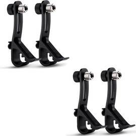 4 PCS Adjustable Mic Mount Clamp Holder,Shockproof Drum Microphone Securing Clip,for Reliable Stable Microphone Mounting Essential,Musical Instrument Supplies