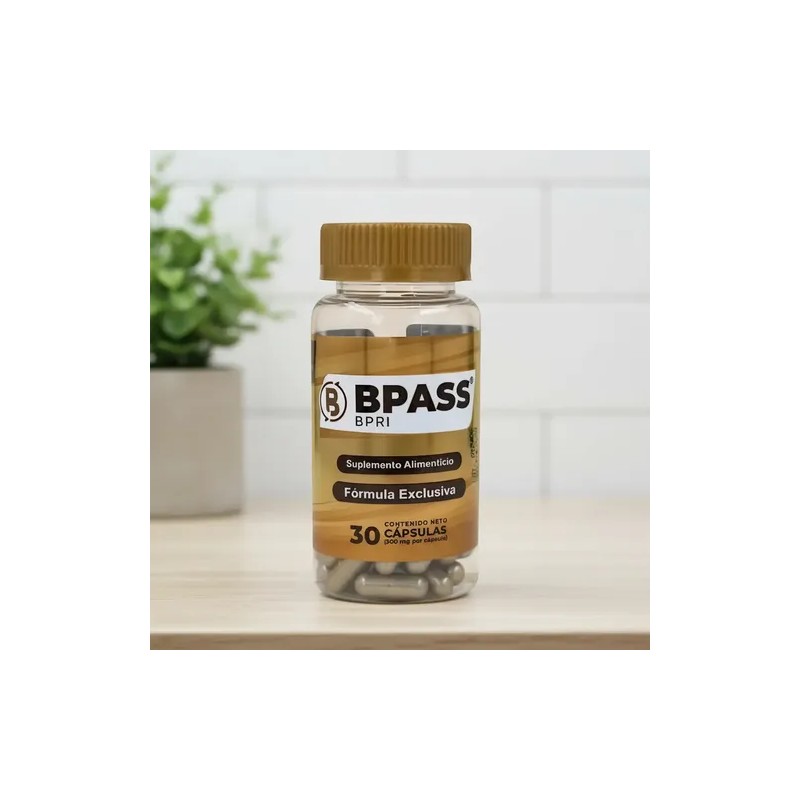 2 Bypass Bipri 30 Capsulas Inhibidor Apetito Natural Reparad