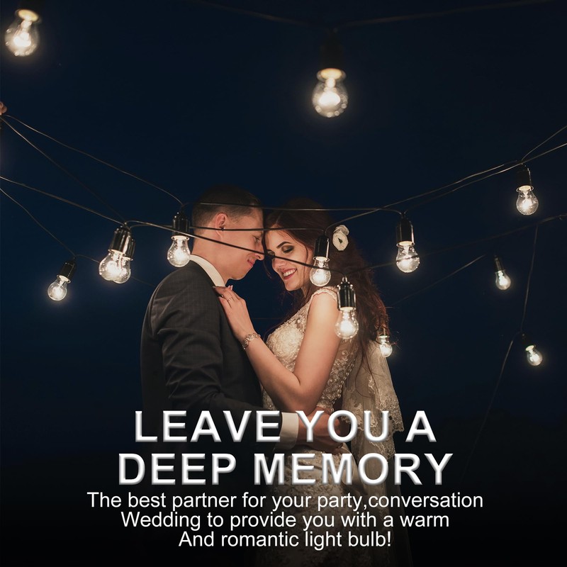 XXCCLLIIGGHHTT S14 LED Replace Light Bulbs for Patio String Light