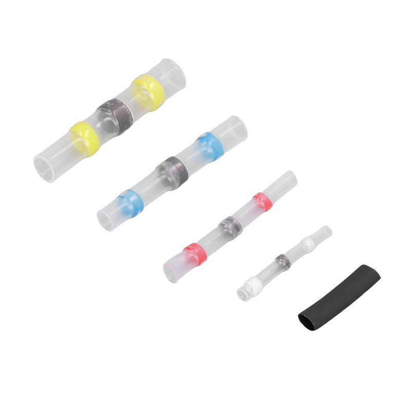 Solder Seal Wire Connectors Heat Shrink Tubing Kit Marine Insulated