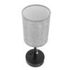 LED Table Lamp Fabric Lampshade USB A and USB C