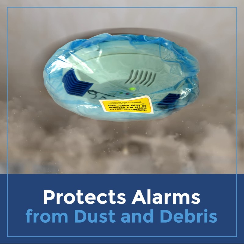 IMPRESA Pack of 12 Temporary Smoke Detector Cover Pack -