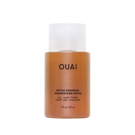 OUAI Champú Detox Tamaño Viaje - Champú Clarificante Para Eliminar Acumulación De Residuos, Suciedad, Grasa, Productos Y Agua Dura - Vinagre De Manzan
