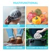 Ortarco 100PCS Large Disposable Shower Caps for Women reusable waterproof,