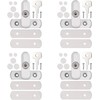Neoteck 4pcs Sash Blocker Jammer Restrictor Window Lock with Keys