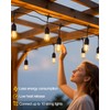 BRIMAX 2W 100FT Outdoor String Lights Commercial Grade with 32
