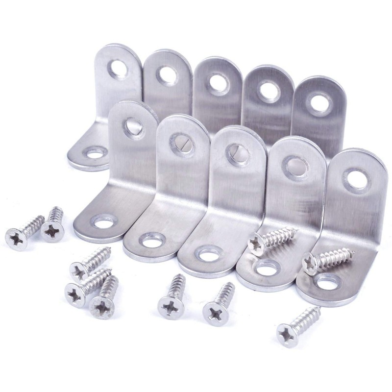 TERF® 10 Pcs Stainless Steel 30mm X 30mm Angel L