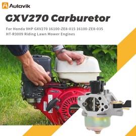 Aulavik GXV270 16100-ZE8-035 Carburetor for Honda 9HP GXV270 16100-ZE8-015 16100-ZE8-035 HT-R3009 Riding Lawn Mower Engines
