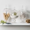 Candy Jars Clear Glass Apothecary Bowls - Set of 3