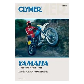 Clymer Repair Manual for 76-86 Yamaha IT 125 175 200 250 400 425 465 490 M414