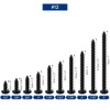 #14 x 3/4" Black Torx Pan Head Sheet Metal Screws