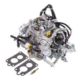 maXpeedingrods 2-Barrel 22R Carburetor TOY-505 Carb for Toyota Pickup 22R Engine 1981-1986 and 1987 (First Six Months) with Round Plug Connector, Automatic Choke 2.4L 2366cc 35290/C4036