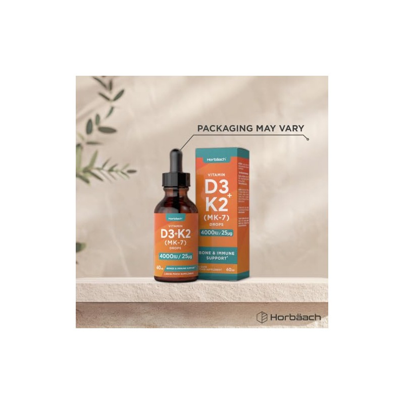 Vitamin D3 K2 Drops High Strength - Orange Flavoured