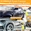 M MINGLE High Pressure Washer Gun with Foam Cannon, Foam