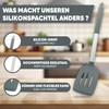 ZAIGON 2er Set Robuste, Antihaftbeschichtete Silikon Pfannenwender - Hitzebeständig und