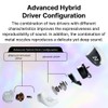 AVIOT TE-J1 Advanced Hybrid Driver,Hybrid Active Noise Cancelling, High-Resolution Audio,