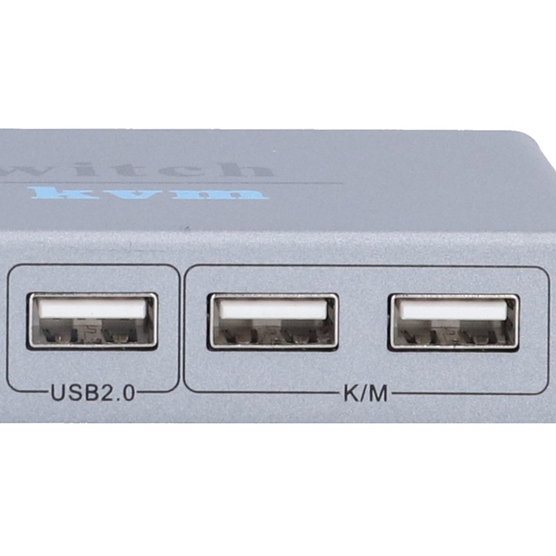 KVM Switch 4 Input 1 Output 4 Port HighDefinition Multimedia